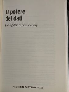 Il potere dei dati. Dal big data al deep learning