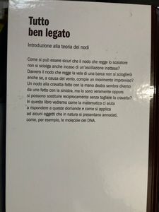 Tutto ben legato. Introduzione alla teoria dei nodi.