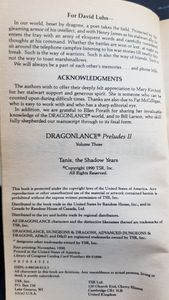 Tanis, the Shadow Years