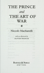 The Prince and The Art of War