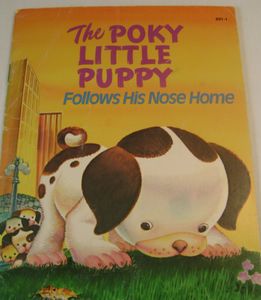 The Poky Little Puppy Follows His Nose Home