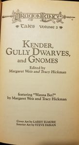 Kender, Gully Dwarves and Gnomes