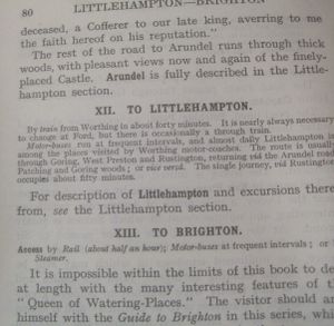A Pictorial and Descriptive Guide to Littlehampton, Arundel, Worthing and the South Downs