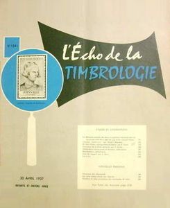 L'Echo de la Timbrologie N° 1241 (Avril 1957)