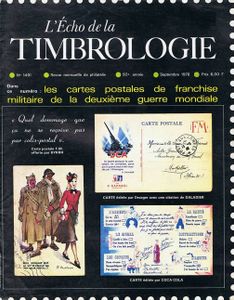 L'Echo de la Timbrologie N° 1491 (Semptembre 1978)