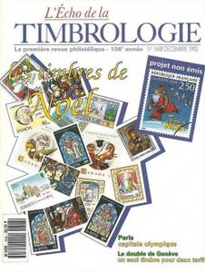 L'Echo de la Timbrologie N° 1648 (Decembre 1992)