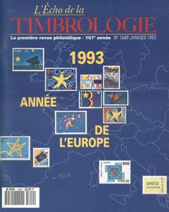 L'Echo de la Timbrologie N° 1649 (Janvier 1993)