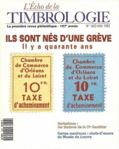 L'Echo de la Timbrologie N° 1653 (Mai 1993)