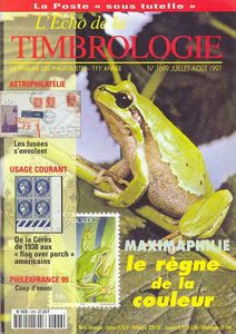 L'Echo de la Timbrologie N° 1699 (Juillet-Aout 1997)