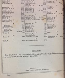The Biographical Treasury; A Dictionary of Universal Biography