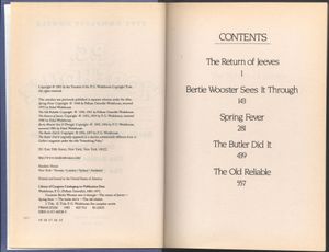 P.G. Wodehouse: Five Complete Novels