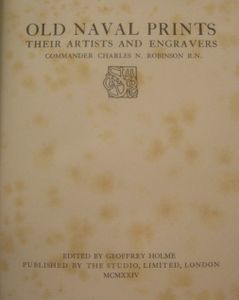 Old Naval Prints: Their Artists and Engravers