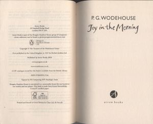 Joy in the Morning