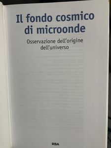Il fondo cosmico di microonde. Osservazione dell'origine dell'universo.