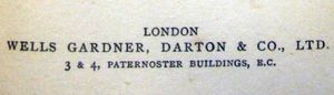Wells Gardner, Darton, & Co., Ltd.