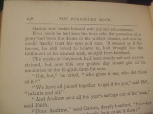 The Forbidden Room; "Mine Answer Was My Deed"