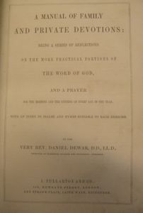 A Manual of Family and Private Devotions: Being a Series of Reflections on the More Practical Portions of the Word of God, and a Prayer for the Morning and the Evening of Every Day in the Year
