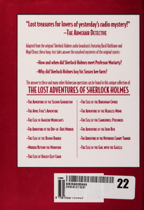 The Lost Adventures of Sherlock Holmes: Based on the Original Radio Plays by Denis Green and Anthony Boucher