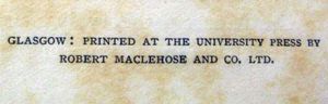 Robert MacLehose and Company Limited