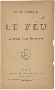 Le Feu (Journal d'une Escouade)