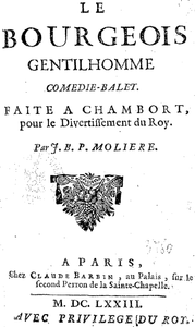 Le Bourgeois Gentilhomme
