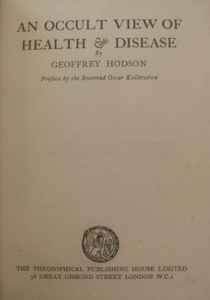 An Occult View of Health & Disease