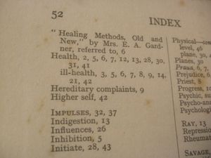 An Occult View of Health & Disease