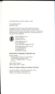 Developing the Practice of Counselling