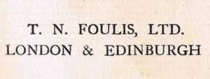 T. N. Foulis, Ltd.