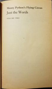 The Complete Monty Python's Flying Circus: Just the Words: Volume 1 & 2