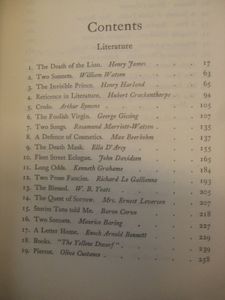 The Yellow Book: A Selection
