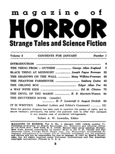 Magazine of Horror, No. 7