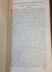 The Poetical Works of the Right Hon. Geo. Granville, Lord Lansdowne