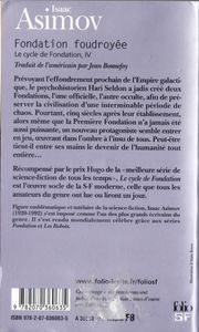Fondation Foudroyée: Le Cycle de Fondation, IV