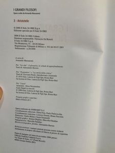 Aristotele. Vita, pensiero, opere scelte