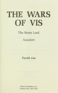 The Wars of Vis: The Storm Lord / Anackire