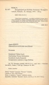 Žmogžudystė Per Kalėdas
