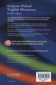 Concise Oxford English Dictionnary