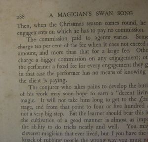 A Magician's Swan Song