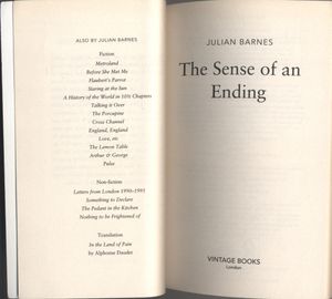 The Sense of an Ending