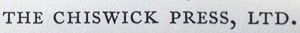 Chiswick Press, Ltd.