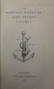 The Poetical Works of John Dryden - Volume I