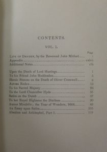 The Poetical Works of John Dryden - Volume I