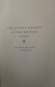 The Poetical Works of John Dryden - Volume I
