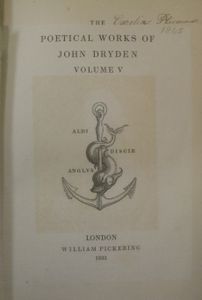 The Poetical Works of John Dryden - Volume V
