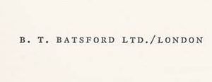 B. T. Batsford Ltd.