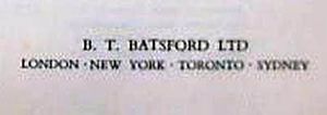 B. T. Batsford Ltd.