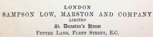 Sampson Low, Marston and Company