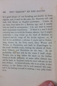 The "Falcon" on the Baltic: A Coasting Voyage from Hammersmith to Copenhagen in a Three-ton Yacht