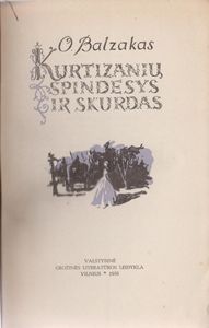 Kurtizanių Spindesys Ir Skurdas